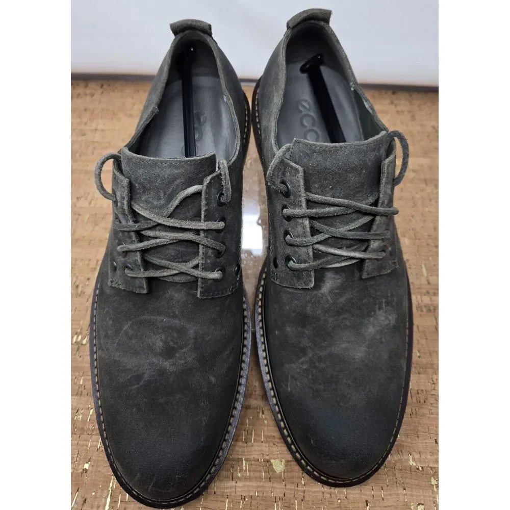 Ecco Kenton Shoes‎ Mens 7-7.5 EU41 Dress Office Casual Tarmac